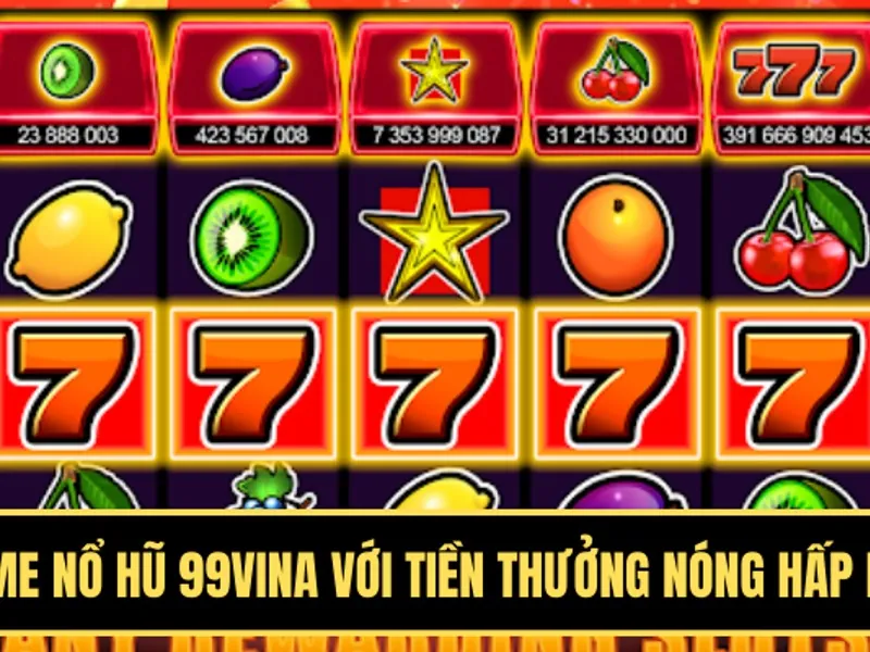 Minh họa cách đặt cược và quay slot