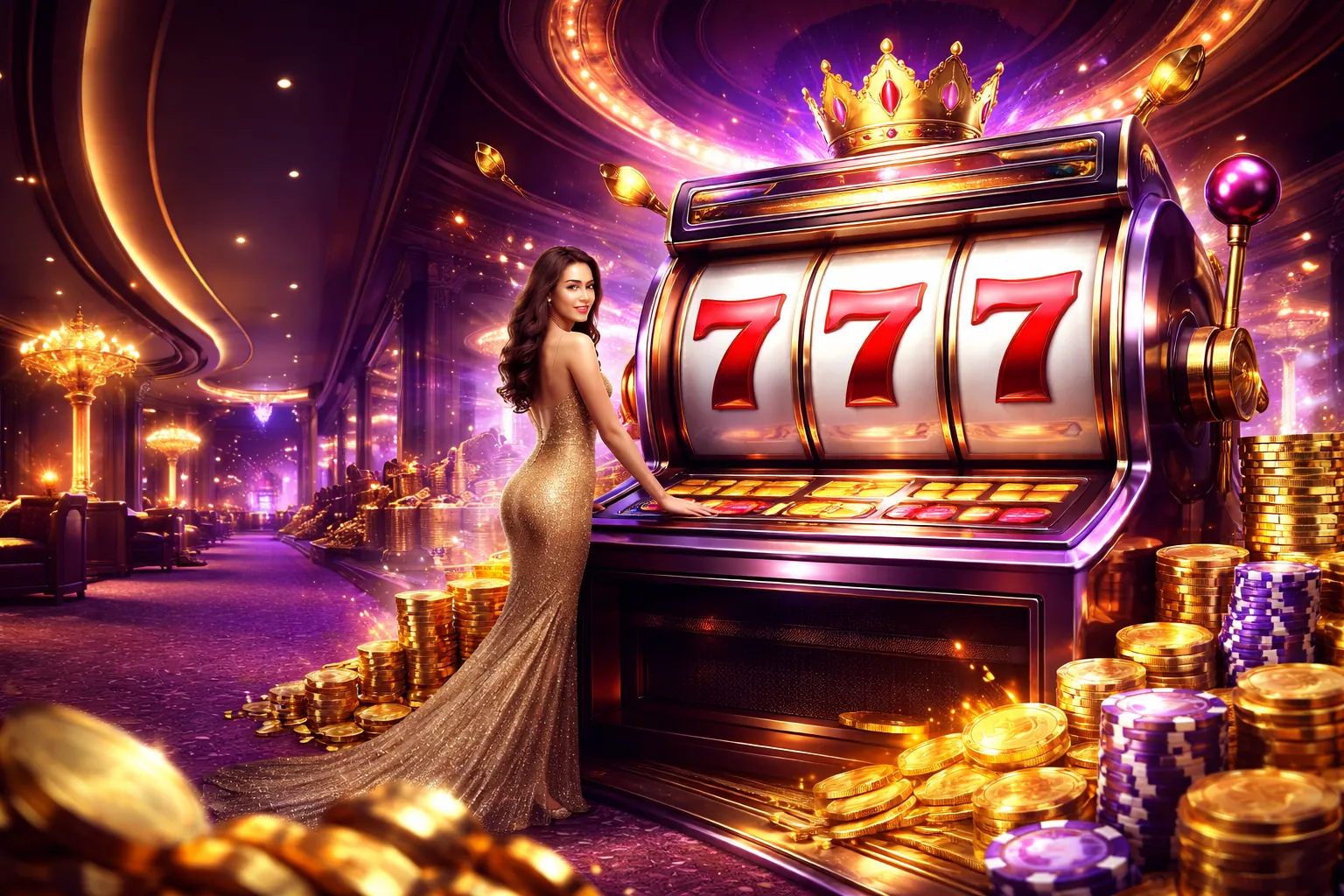 Hình ảnh chính về trò chơi máy đánh bạc Xvip Win
